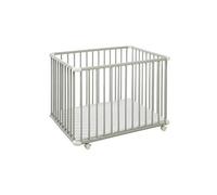 Geuther-Parc Amie PLUS en hetre massif gris clair-76 x 97 cm