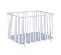 Geuther Parc Belami + Fond Reglable 97 X 97 X 71 Cadre Blanc Motifs Monstres