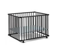 Parc pour enfant GEUTHER - Belami Plus - Fond réglable - Cadre Wenge - Vert d'eau