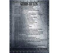 Geuuki NCIS 2020 Gibbs' Rules Heavy, plaque en métal antique pour maison, café, bar, club, plaque en métal 14 x 20,3 cm