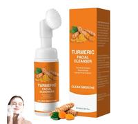 Gevona Nettoyant Moussant Au Curcuma,Nettoyant Visage Lemon,Curcuma Citron Nettoyant,Nettoyant Exfoliant Pour Le Visage,Nettoyer Et Exfolier,Brightening Moisturising Face Wash for Women and Men (1)