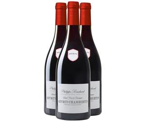 Gevrey-Chambertin - Rouge 2021 - Philippe Bouchard - Vin Rouge de Bourgogne (3x75cl)