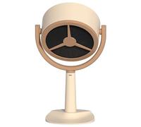 Gevvnss Hotte de bureau portable rechargeable, extracteur d'air de cuisine portable avec 2 vitesses de vent pour la maison, la cuisine, le camping-car, beige