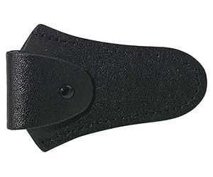 Gewa 720002 Etui de embouchure en cuir pour Cor chasse/Cornet/Bugle Noir