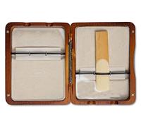 Gewa 751015 Etui pour anches Saxophone Alto 6 anches Laqué Brun/Rouge