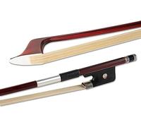 GEWA Archet de contrebasse 1/8 Modèle français – Crin naturel, baguette ronde, hausse en bois dur