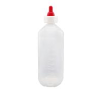 Gewa Biberon pour agneaux - 1 L convient pour aliments / avec tétine rouge courte