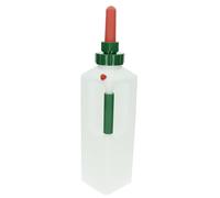 Gewa Biberon pour élevage de veaux - 3 litres avec entrée d'air/avec tétine courte rouge