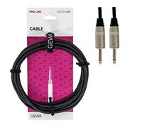 Gewa câble haut-parleur Pro Line 3m, noir, prise REAN, mono jack 6,3 mm - mono jack 6,3 mm, 190625