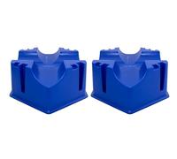 Gewa Cavaletti Mini Cube Lot de 2 supports de barre pour le travail au sol Bleu