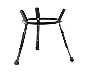 GEWA, Conga stand CLUB SALSA, Pour Quinto 11", Support conga individuel, Noir, Réglable en hauteur