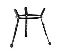 GEWA, Conga stand CLUB SALSA, Pour Requinto 10", Support conga individuel, Noir, Réglable en hauteur