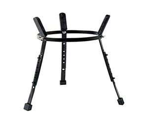 GEWA, Conga stand CLUB SALSA, Pour Requinto 10", Support conga individuel, Noir, Réglable en hauteur