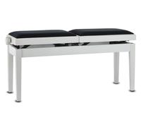GEWA Double Banc De Piano Deluxe Blanc Mat