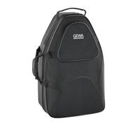 GEWA étui cor Symphony pour cor avec pavillon amovible, tissu en nylon, noyau en fibre de verre, in retelles de sac à dos, poche pour accessoires et partitions, noir
