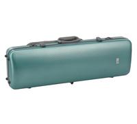 GEWA Étui pour Violon Fun Series Polycarbonate 4/4 Vert/Gris, intérieur Noir, 2 Sangles Amovibles pour Sac à Dos, Pochette pour Accessoires, Support rembourré, poignée latérale supplémentaire