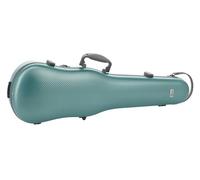 GEWA Étui pour Violon Fun Series Polycarbonate 4/4 Vert/Gris, intérieur Noir, 2 Sangles de Sac à Dos Amovibles, Pochette pour Accessoires, Support rembourré, poignée latérale supplémentaire
