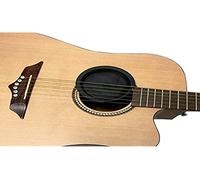 GEWA Feedback Stop Guitare Acoustique - Bouchon Anti-Feedback pour Rosace Ø 102 mm - Disque en Caoutchouc contre le Larsen - Pour Guitare Folk et Guitare Acoustique (99-103 mm) - noir