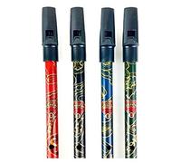 GEWA Flageolet "Boho" Whistle Tonalité Ré, rouge
