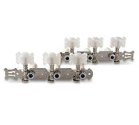 GEWA Guitare classique chromée avec bouton papillon crème