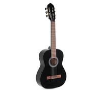 Gewa Guitare classique étudiant noir 1/2 taille table en épicéa noir haute brillance