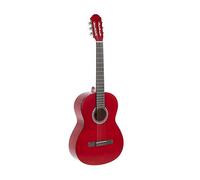 GEWA guitare de concert, guitare Basic, corps en tilleul, touche en bois de pakka, mécaniques chromées, 4/4 rouge