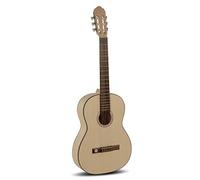 GEWA guitare de concert, guitare classique Pro Natura Silver - taille 4/4 - table en épicéa massif - fond/éclisses érable - couleur naturelle - satiné - cordes Hannabach - fabriquée en Europe