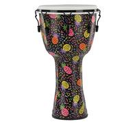 GEWA Liberty Djembé accordage mécanique (tirants) - Diamètre : 14" (35,5 cm) - Hauteur : 27" (68 cm) - Nombre de crochets : 8 - Motif : Pineapple