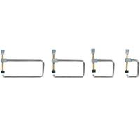 GEWA Lot de 4 pinces à trous F pour instruments à cordes