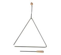 GEWA Made in Germany, Triangle, 25 cm, Alliage spécial pour un son optimal, Livré avec batte, Avec cordon d'attache