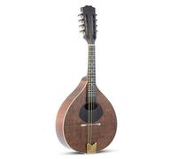 GEWA Mandoline Pro Arte Antique - Mandoline plate - Forme portugaise - Table en épicéa massif - Fond/éclisses en érable massif - Vernis mat antique - Fabriqué en Europe
