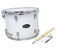 GEWA Marching Tenordrum, Tambour de marche 14 x 10", fût en bois blanc, incl. sangle et baguettes