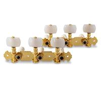 GEWA, Mécanique Guitare classique 4/4, bouton blanc