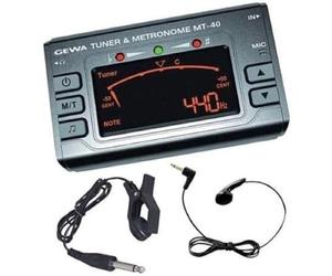 GEWA MT-40 Accordeur/Métronome - Fonction 3-en-1, calibrable, polyvalent