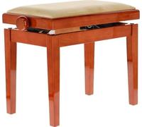 GEWA Piano Bench Deluxe Tabouret de piano en bois Cherry