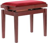 GEWA Piano Bench Deluxe Tabouret de piano en bois Mahogany