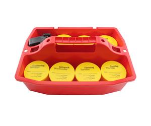 Gewa Planificateur hebdomadaire XL pour aliments complémentaires également optimal pour les médicaments