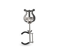 GEWA Porte-partitions de marche Clarinette - Nickelé - Petite Lyra - 1 poussoir - Avec pince latérale - Pour toutes les clarinettes