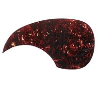 GEWA protège-table pickguard plaque de protection - pour guitare - autocollant - épaisseur 0,75 mm - rayon de la rosace 64 mm - style Martin - écaille de tortue
