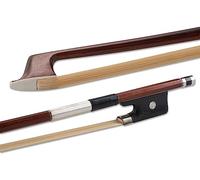 GEWA Pure Archet pour Alto 4/4 - Crin Naturel - Baguette Carrée - Hausse en Ébène