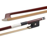 GEWA Pure Archet pour Alto 4/4 - Crin Naturel - Baguette Ronde - Hausse en Bois Dur