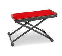 Repose-pied r&eacute:glable rouge Rouge