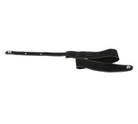 GEWA sangle de guitare série Premium Pattern, cuir véritable, largeur 65 mm, longueur 103-139 cm, verrous de sécurité - chrome, black diamond - noir structuré, fait main en Europe