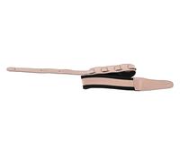 GEWA sangle de guitare série Regular, cuir véritable, largeur 65 mm, longueur 100-134 cm, Padded - épaulière noire, lotus - rosé, Handmade in Europe