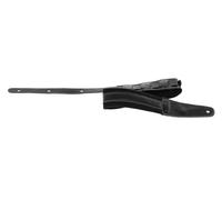 GEWA sangle de guitare série Regular, cuir véritable, largeur 65 mm, longueur 100-134 cm, rembourrée - coussinet d'épaule noir, black - noir, fait main en Europe