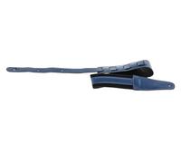GEWA sangle de guitare série Regular, cuir véritable, largeur 65 mm, longueur 100-134 cm, rembourrée - coussinet d'épaule noir, blueberry - bleu foncé, fait main en Europe