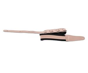 GEWA sangle de guitare série Regular, cuir véritable, largeur 65 mm, longueur 100-134 cm, rembourrée - coussinet d'épaule noir, lotus - rosé, fait main en Europe