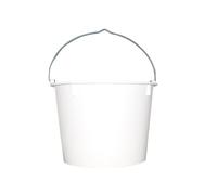 Gewa Seau d'alimentation - 20 L plastique blanc de qualité alimentaire