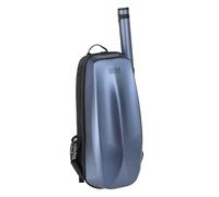GEWA Space Bag Bleu avec étui à archet - Étui/sac à dos pour violon 4/4-3/4 - Couvercle extérieur en polycarbonate - Dos ergonomique - Compartiments pour accessoires