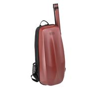 GEWA Space Bag Rouge avec étui à archet - Étui/sac à dos pour violon 4/4-3/4 - Couvercle extérieur en polycarbonate - Dos ergonomique - Compartiments pour accessoires